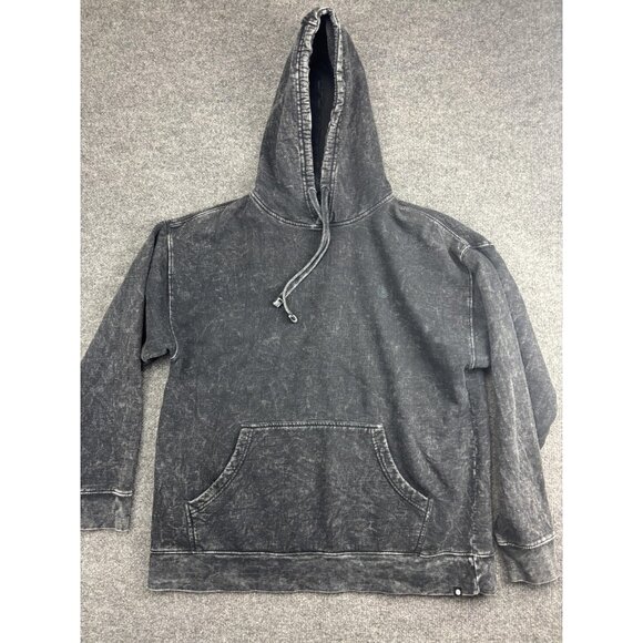 Element Hoodie Mens Large Acid Wash Pullover Sweatshirt Grunge Skater - Picture 1 of 8